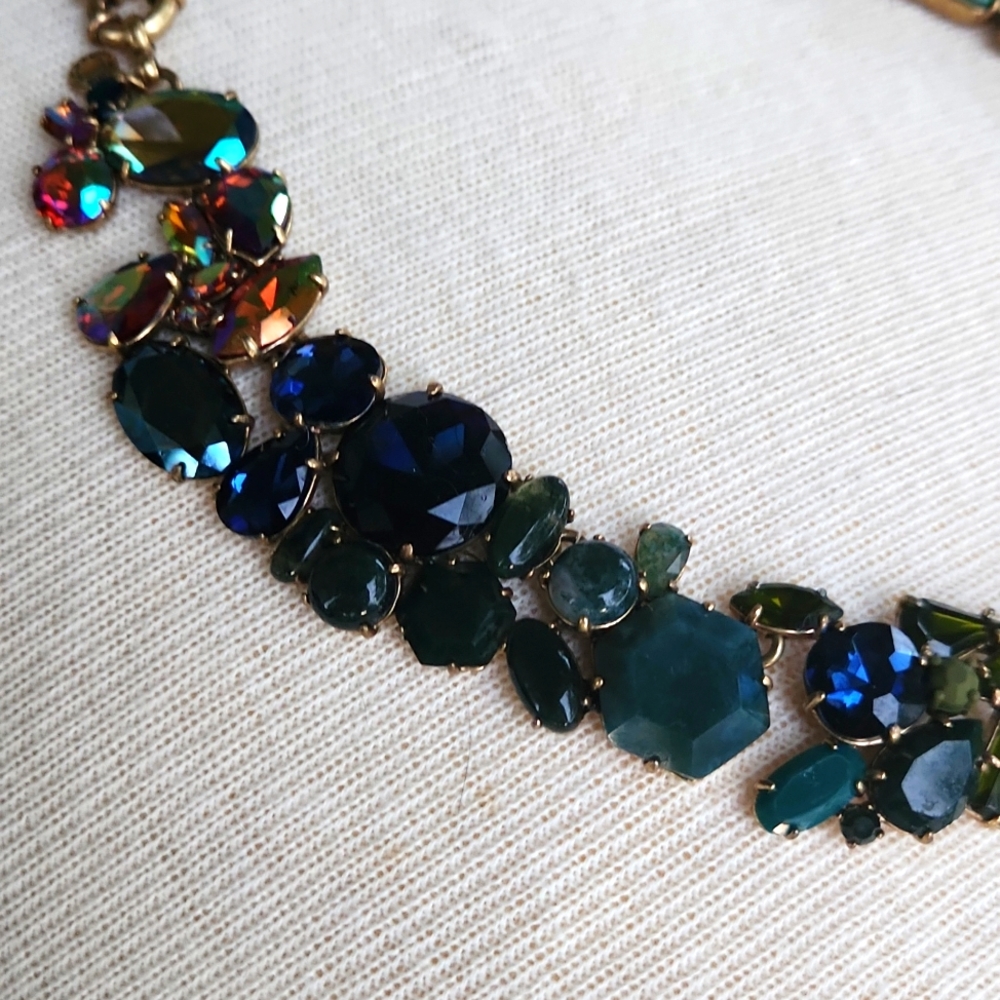 J. Crew Brulee Choker Style Statement Necklace - Picture 7 of 17